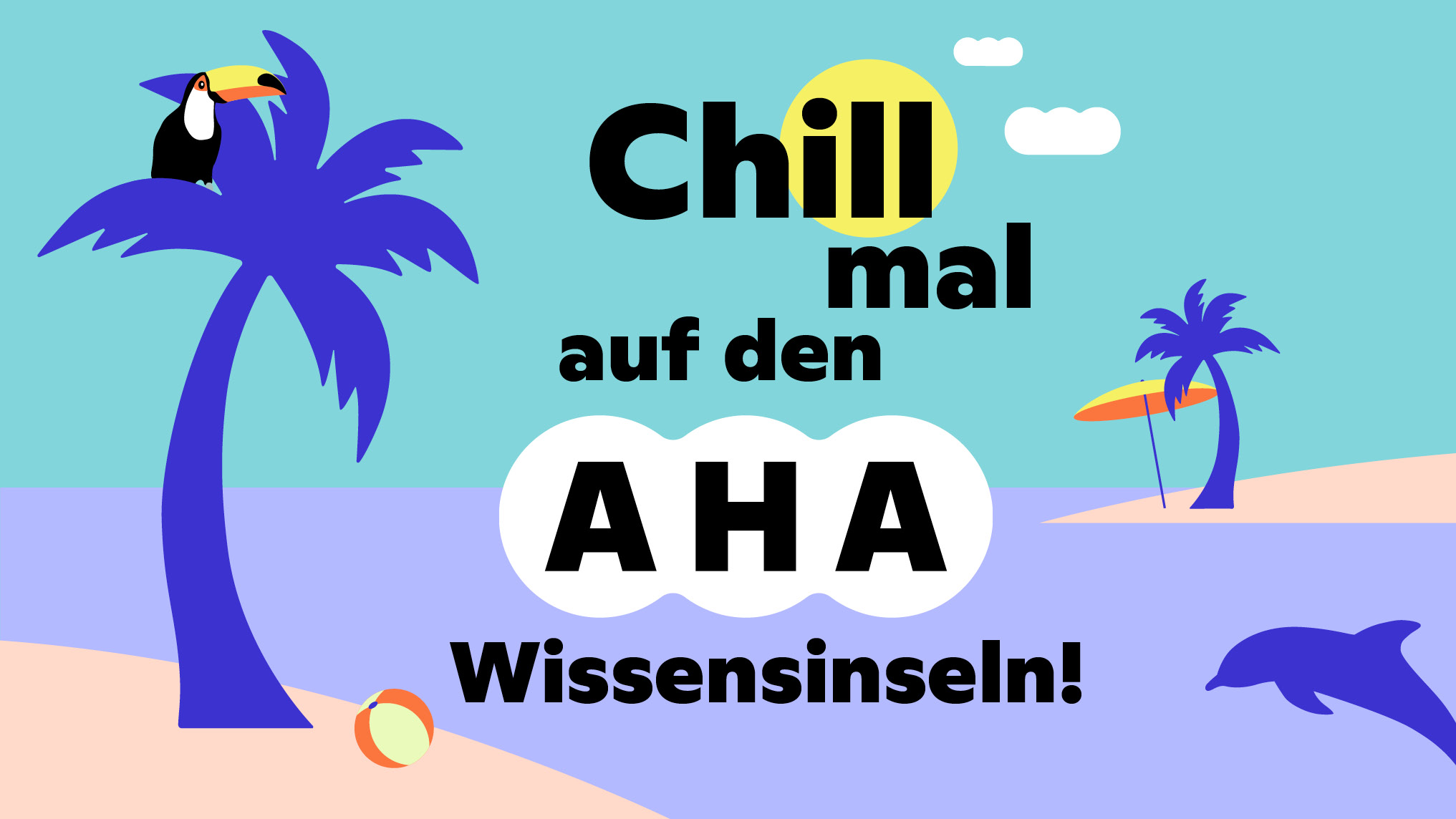 Key Visual - Chill mal auf den Wissensinseln